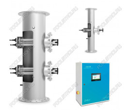 Ультрафиолетовая установка LIfetech TOP 46м3, DN150, 1kw, 18000h, Ручная очистка