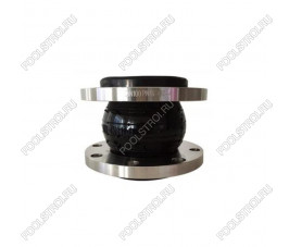 Сильфонный компенсатор EPDM  d160 фланцы (углеродистая сталь)
