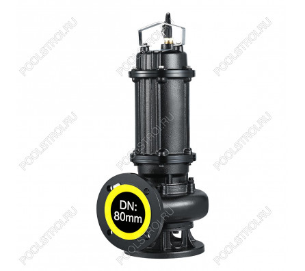 Канализационный насос AquaViva 65WQ25-15-2.2/JY(DN65,Q=25,H=15,P=2,2kW,380V)с агитатором