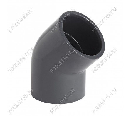 Угол клеевой 45° d63 PN16 AQUAVIVA
